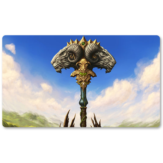 Board Game Peripheral- Behemoth-Sledge -MTG Playmat Size 23.6X13.7in Play mats Compatible for TCG RPG CCG Trading Card Game