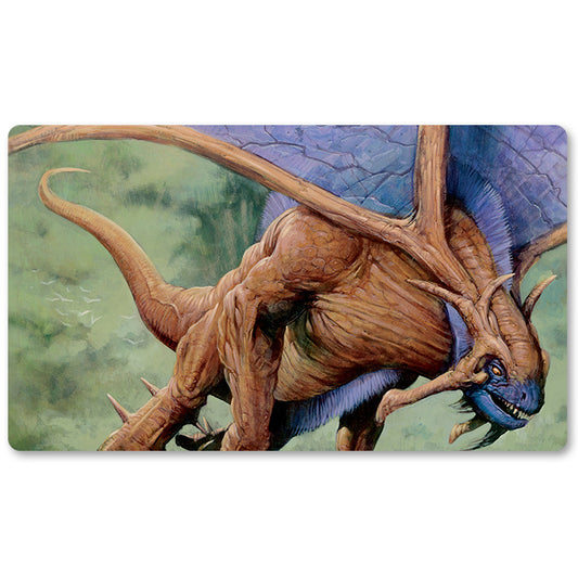 Board Game Peripheral- Rith, The Awakener-MTG Playmat Size 23.6X13.7in Play mats Compatible for TCG RPG CCG Trading Card Game