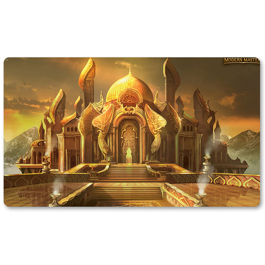 Board Game Peripheral-City-of-Brass -MTG Playmat Size 23.6X13.7in Play mats Compatible for TCG RPG CCG Trading Card Game