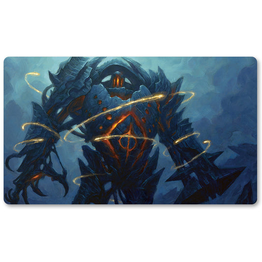 Board Game Peripheral- Blightsteel-Colossus -MTG Playmat Size 23.6X13.7in Play mats Compatible for TCG RPG CCG Trading Card Game