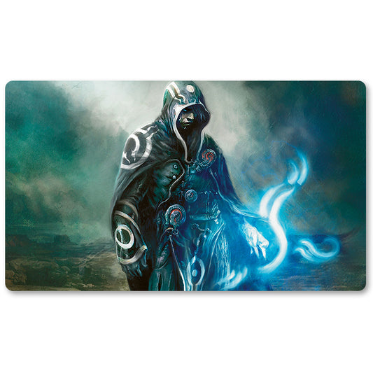 Board Game Peripheral- Jace  -MTG Playmat Size 23.6X13.7in Play mats Compatible for TCG RPG CCG Trading Card Game