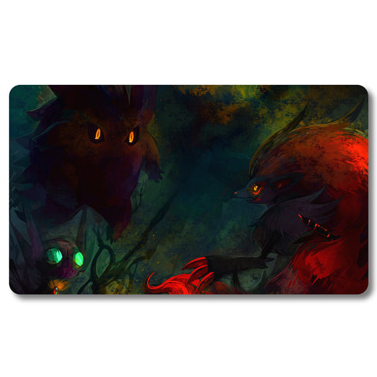 PTCG Peripheral - 415339- Pokemon Playmat Size 23.6X13.7in Play mats Compatible for TCG MTG RPG CCG Trading Card Game