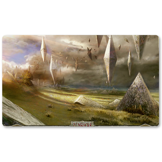 Magic The Gathering Peripheral- Plains  -MTG Playmat Size 23.6X13.7in Play mats Compatible for TCG RPG CCG Trading Card Game