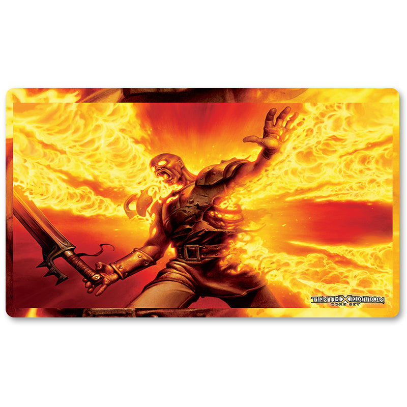 Magic The Gathering Peripheral- Incinerate  -MTG Playmat Size 23.6X13.7in Play mats Compatible for TCG RPG CCG Trading Card Game