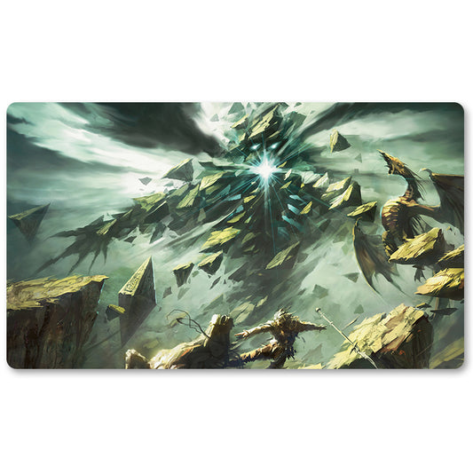 Magic The Gathering Peripheral- Roil Elemental -MTG Playmat Size 23.6X13.7in Play mats Compatible for TCG RPG CCG Trading Card Game