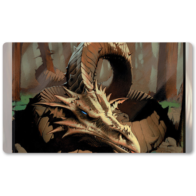 Magic The Gathering Peripheral- Argothian-Wurm -MTG Playmat Size 23.6X13.7in Play mats Compatible for TCG RPG CCG Trading Card Game