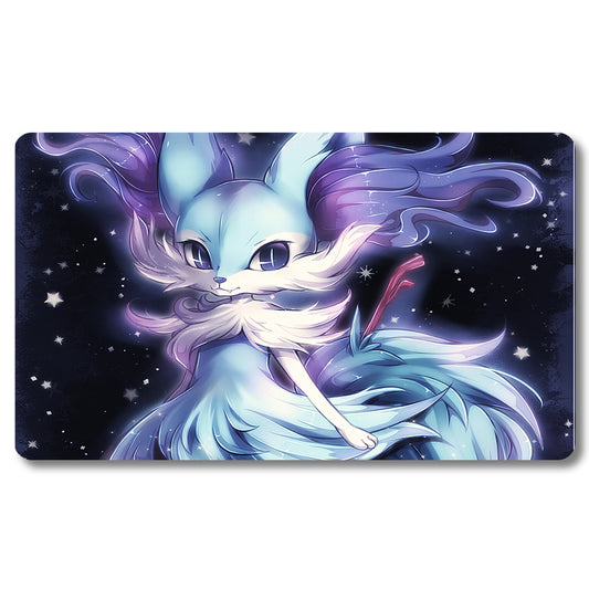 PTCG Peripheral - 648625- Pokemon Playmat Size 23.6X13.7in Play mats Compatible for TCG MTG RPG CCG Trading Card Game