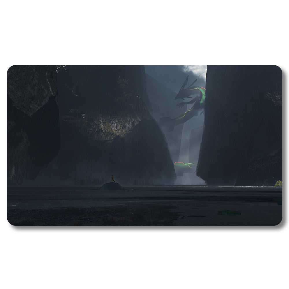 PTCG Shadow of The Colossus Playmat  - Pokemon Size 23.6X13.7in Play mats Compatible for TCG MTG RPG CCG Trading Card Game