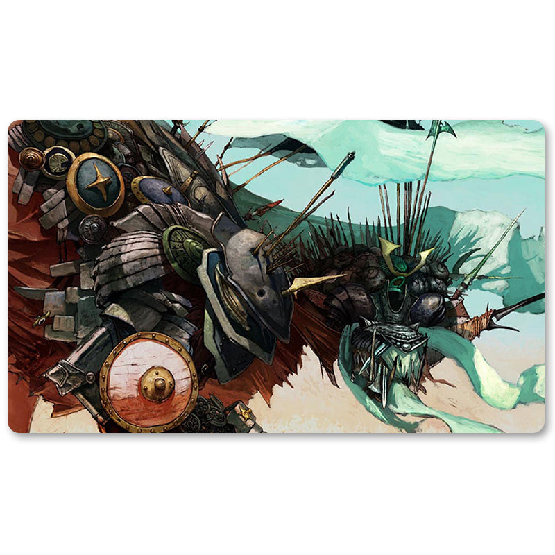 Board Game Peripheral- War Elemental -MTG Playmat Size 23.6X13.7in Play mats Compatible for TCG RPG CCG Trading Card Game