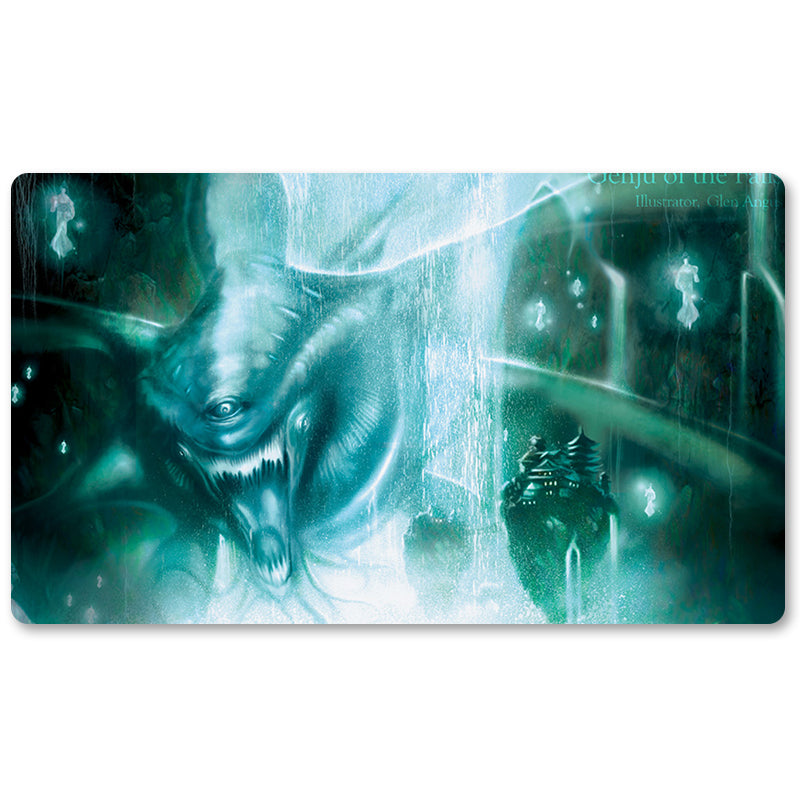 Magic The Gathering Peripheral- Genju-Of-The-Falls -MTG Playmat Size 23.6X13.7in Play mats Compatible for TCG RPG CCG Trading Card Game