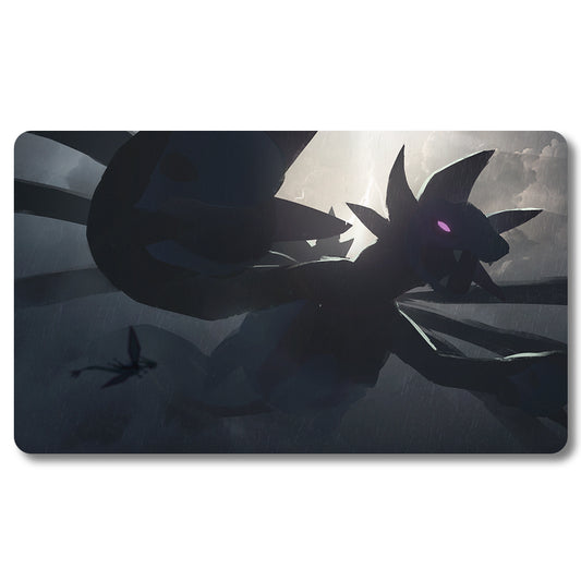 PTCG Peripheral - 3zo9y3- Pokemon Playmat Size 23.6X13.7in Play mats Compatible for TCG MTG RPG CCG Trading Card Game