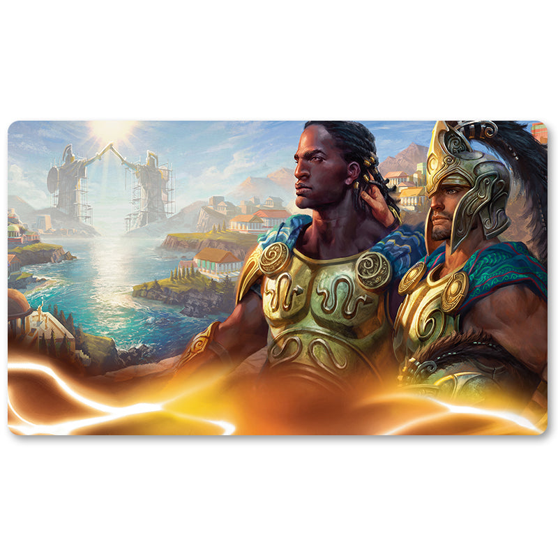 Magic The Gathering Peripheral- Kynaios And Tiro Of Meletis  -MTG Playmat Size 23.6X13.7in Play mats Compatible for TCG RPG CCG Trading Card Game