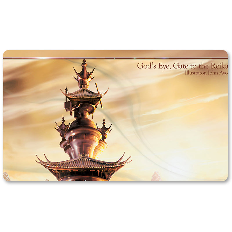 Magic The Gathering Peripheral- Gods' Eye, Gate To The Reikai  -MTG Playmat Size 23.6X13.7in Play mats Compatible for TCG RPG CCG Trading Card Game