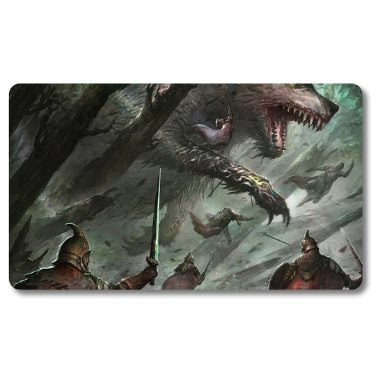 Board Game Peripheral- 786814 -MTG Playmat Size 23.6X13.7in Play mats Compatible for TCG RPG CCG Trading Card Game