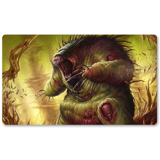 Magic The Gathering Peripheral- Rotted-Hystrix -MTG Playmat Size 23.6X13.7in Play mats Compatible for TCG RPG CCG Trading Card Game