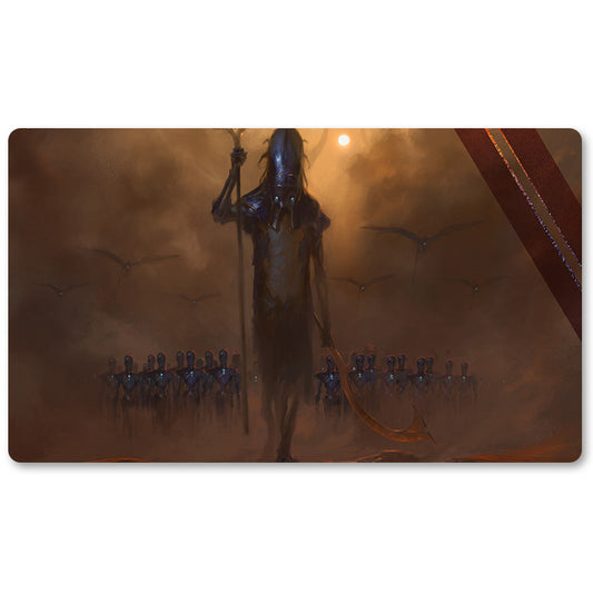 Board Game Peripheral- Hour Of Eternity  -MTG Playmat Size 23.6X13.7in Play mats Compatible for TCG RPG CCG Trading Card Game