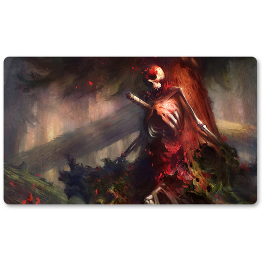 Magic The Gathering Peripheral- Grim-Flowering  -MTG Playmat Size 23.6X13.7in Play mats Compatible for TCG RPG CCG Trading Card Game