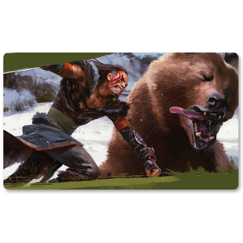 Magic The Gathering Peripheral- Savage-Punch -MTG Playmat Size 23.6X13.7in Play mats Compatible for TCG RPG CCG Trading Card Game