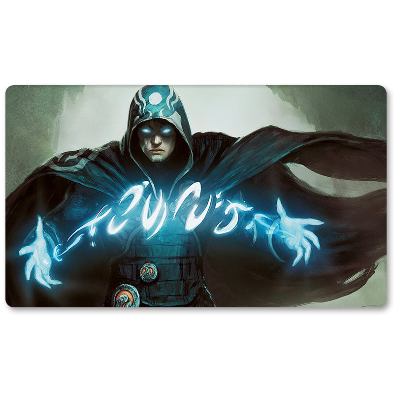 Board Game Peripheral- Jace the Mind Sculptor  -MTG Playmat Size 23.6X13.7in Play mats Compatible for TCG RPG CCG Trading Card Game