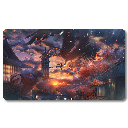 PTCG Peripheral - 1140436- Pokemon Playmat Size 23.6X13.7in Play mats Compatible for TCG MTG RPG CCG Trading Card Game