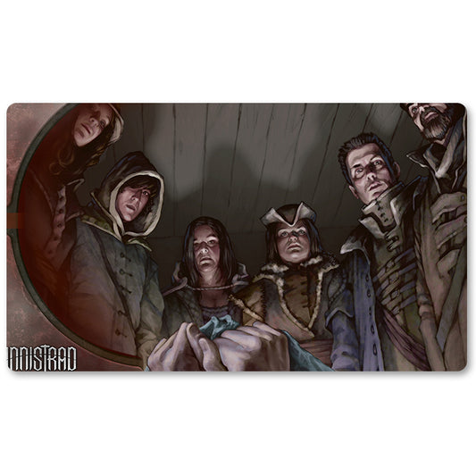 Board Game Peripheral- Village Cannibals -MTG Playmat Size 23.6X13.7in Play mats Compatible for TCG RPG CCG Trading Card Game