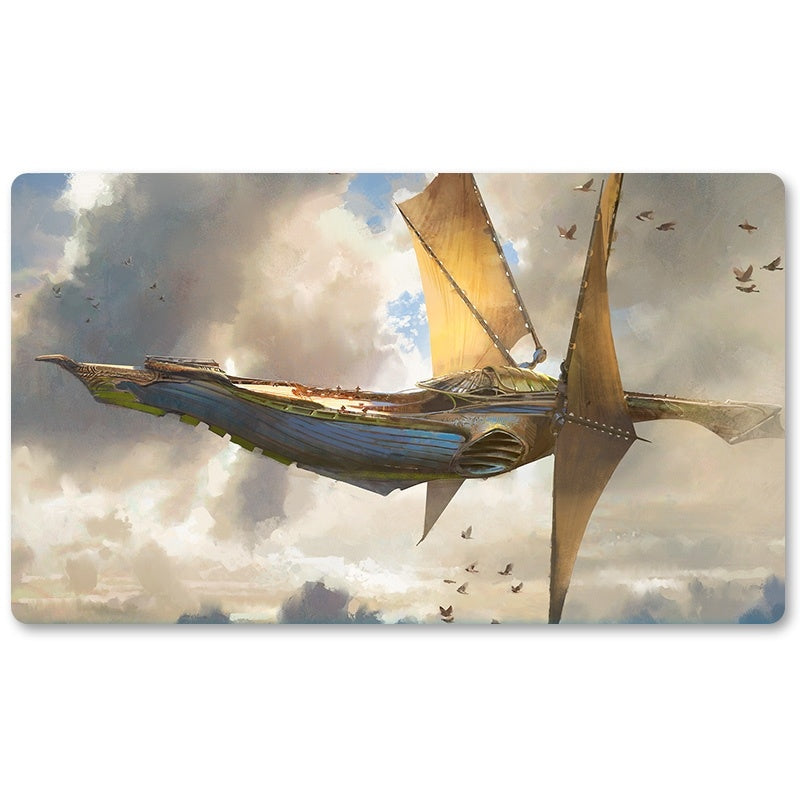 Magic The Gathering Peripheral- Weatherlight -MTG Playmat Size 23.6X13.7in Play mats Compatible for TCG RPG CCG Trading Card Game