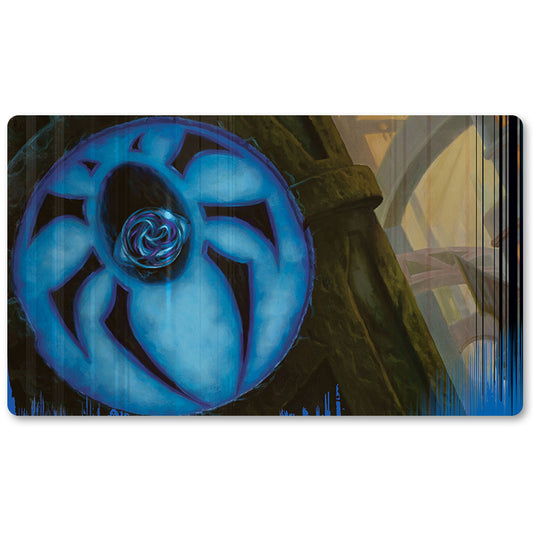 Board Game Peripheral- Dimir-Cluestone -MTG Playmat Size 23.6X13.7in Play mats Compatible for TCG RPG CCG Trading Card Game