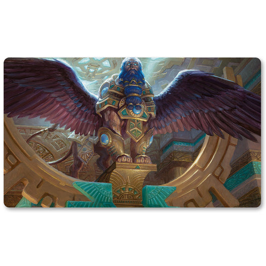 Board Game Peripheral- Azor, The Lawbringer -MTG Playmat Size 23.6X13.7in Play mats Compatible for TCG RPG CCG Trading Card Game