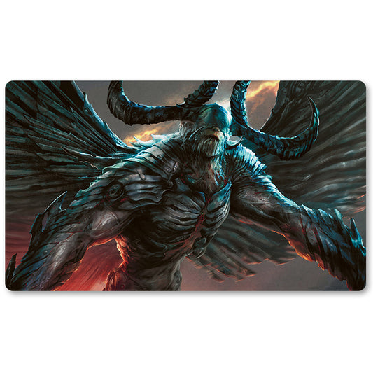 Board Game Peripheral- CARNIFEX-DEMON -MTG Playmat Size 23.6X13.7in Play mats Compatible for TCG RPG CCG Trading Card Game