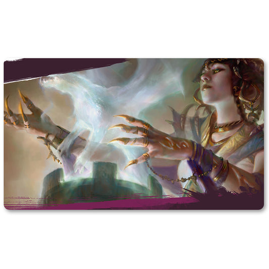 Board Game Peripheral- DIG THROUGH TIME -MTG Playmat Size 23.6X13.7in Play mats Compatible for TCG RPG CCG Trading Card Game