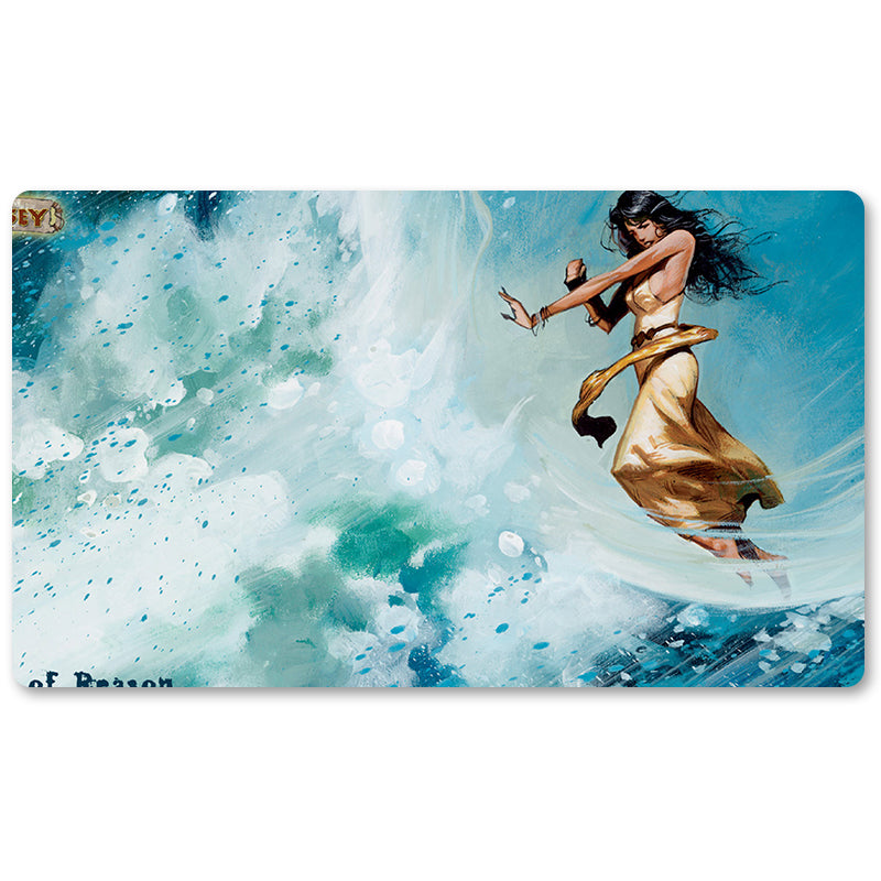 Board Game Peripheral- Sphere of Reason -MTG Playmat Size 23.6X13.7in Play mats Compatible for TCG RPG CCG Trading Card Game