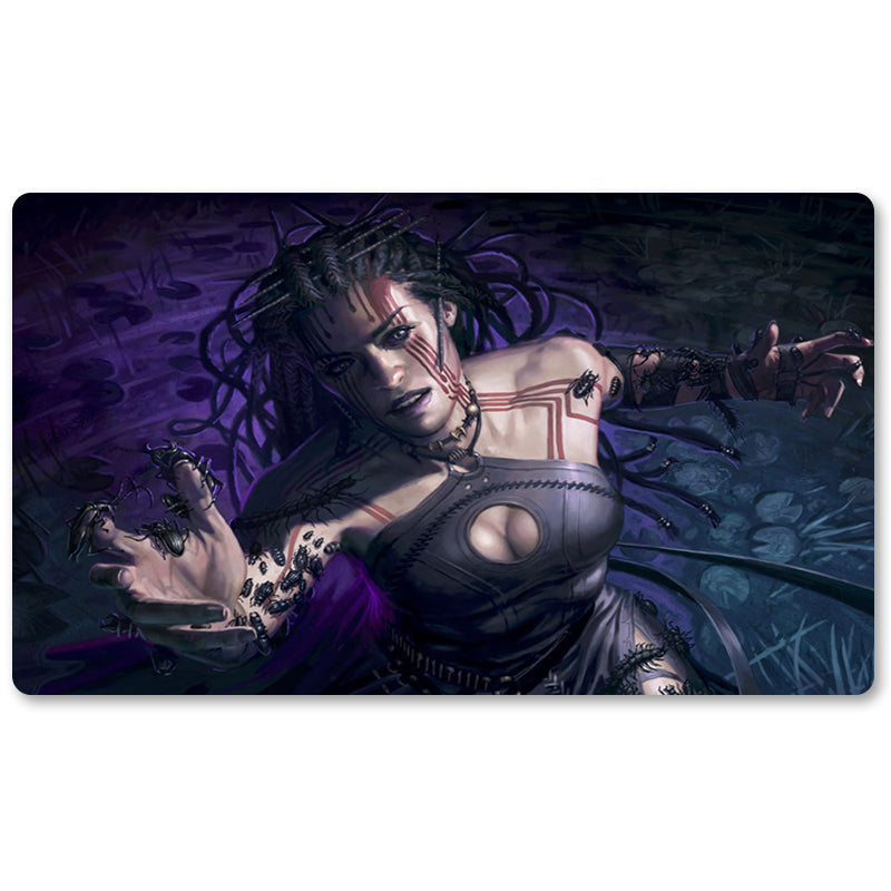 Magic The Gathering Peripheral- Vampire Hexmage -MTG Playmat Size 23.6X13.7in Play mats Compatible for TCG RPG CCG Trading Card Game