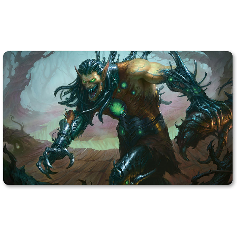 Board Game Peripheral- EZURI, CLAW OF PROGRESS -MTG Playmat Size 23.6X13.7in Play mats Compatible for TCG RPG CCG Trading Card Game