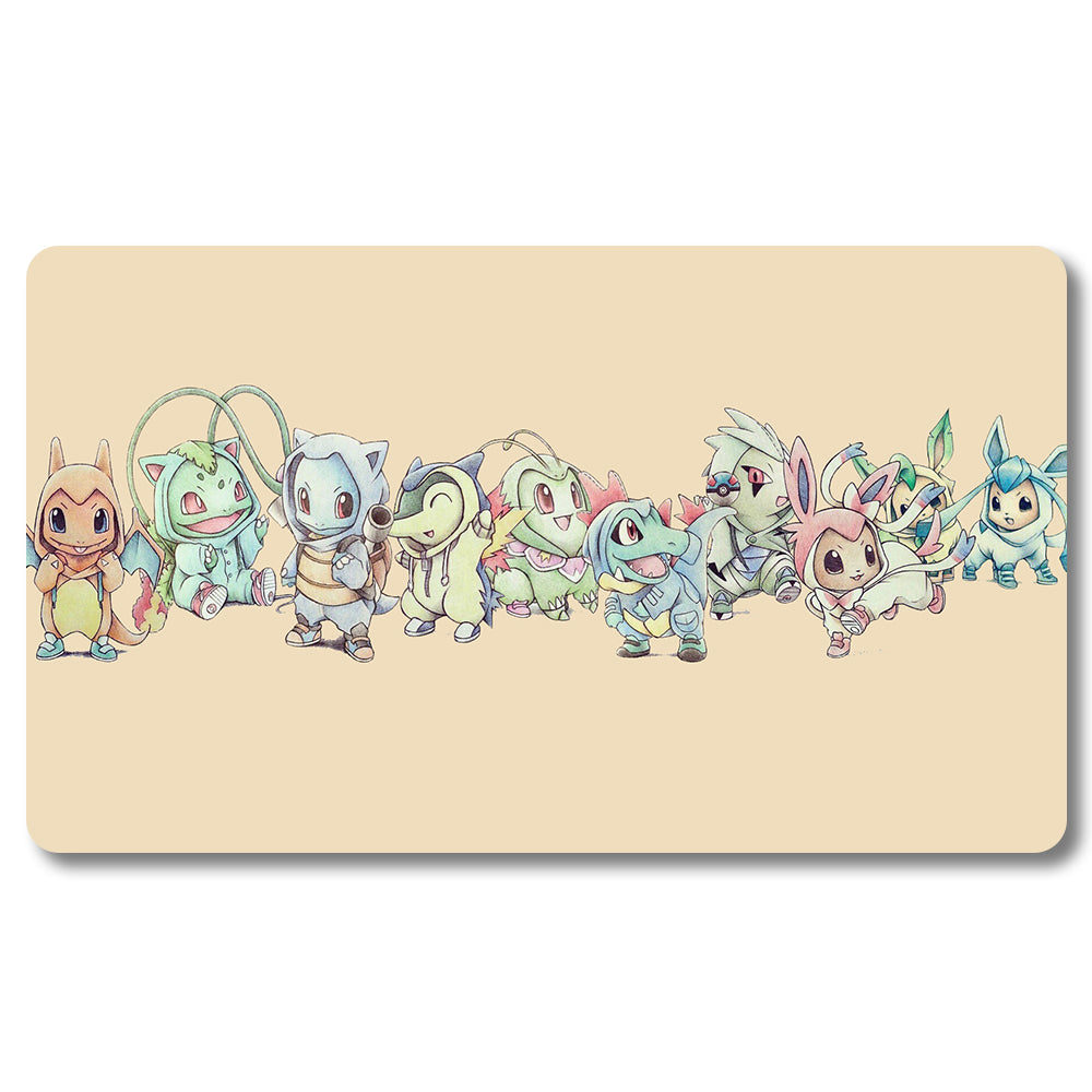 PTCG Peripheral - 648132- Pokemon Playmat Size 23.6X13.7in Play mats Compatible for TCG MTG RPG CCG Trading Card Game