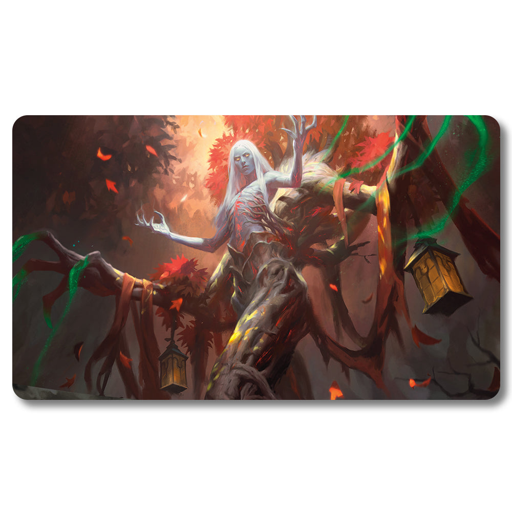 Magic The Gathering Hell Demon MTG Playmat- 86381 - Size 23.6X13.7in Play mats Compatible for TCG RPG CCG Trading Card Game