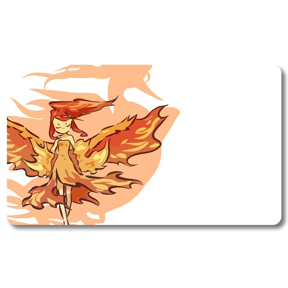 Board Game Moltres Playmat  - Pokemon Size 23.6X13.7in Play mats Compatible for TCG MTG RPG CCG Trading Card Game