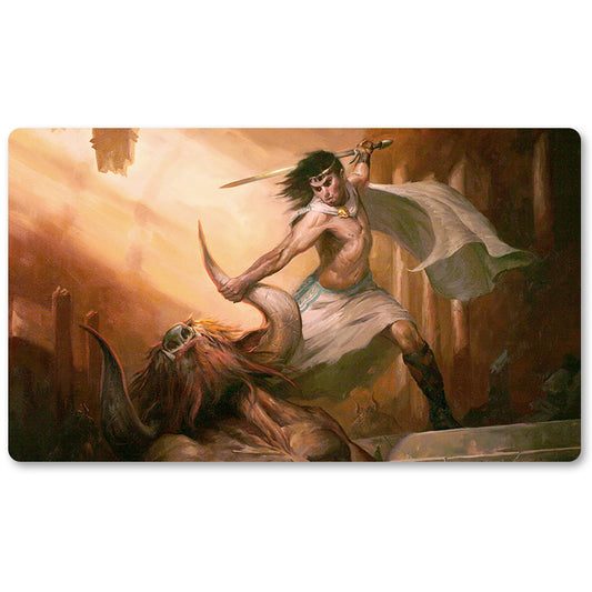 Board Game Peripheral- Ordeal of Heliod  -MTG Playmat Size 23.6X13.7in Play mats Compatible for TCG RPG CCG Trading Card Game