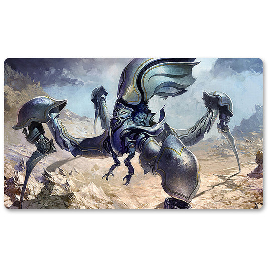 Board Game Peripheral- Memnite  -MTG Playmat Size 23.6X13.7in Play mats Compatible for TCG RPG CCG Trading Card Game