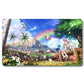 Brettspiel-Peripheriegerät – 793648 – Pokemon-Spielmatte, Größe 59,9 x 34,9 cm. Spielmatten, kompatibel mit TCG, MTG, RPG, CCG, Sammelkartenspiel