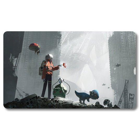 PTCG Peripheral - 1082117- Pokemon Playmat Size 23.6X13.7in Play mats Compatible for TCG MTG RPG CCG Trading Card Game