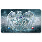 YUGIOH Blue-Eyes White Dragon Playmat- Yugioh Size 23.6X13.7in Play mats Compatible for TCG OCG CCG Trading Card Game