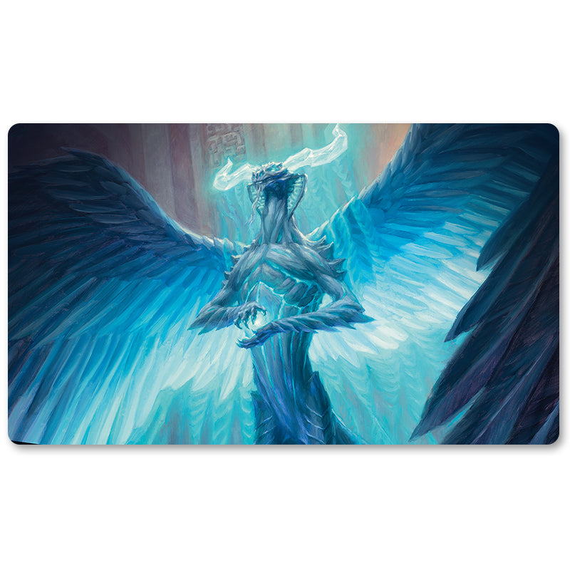 Magic The Gathering Peripheral- UGIN, THE SPIRIT DRAGON  -MTG Playmat Size 23.6X13.7in Play mats Compatible for TCG RPG CCG Trading Card Game