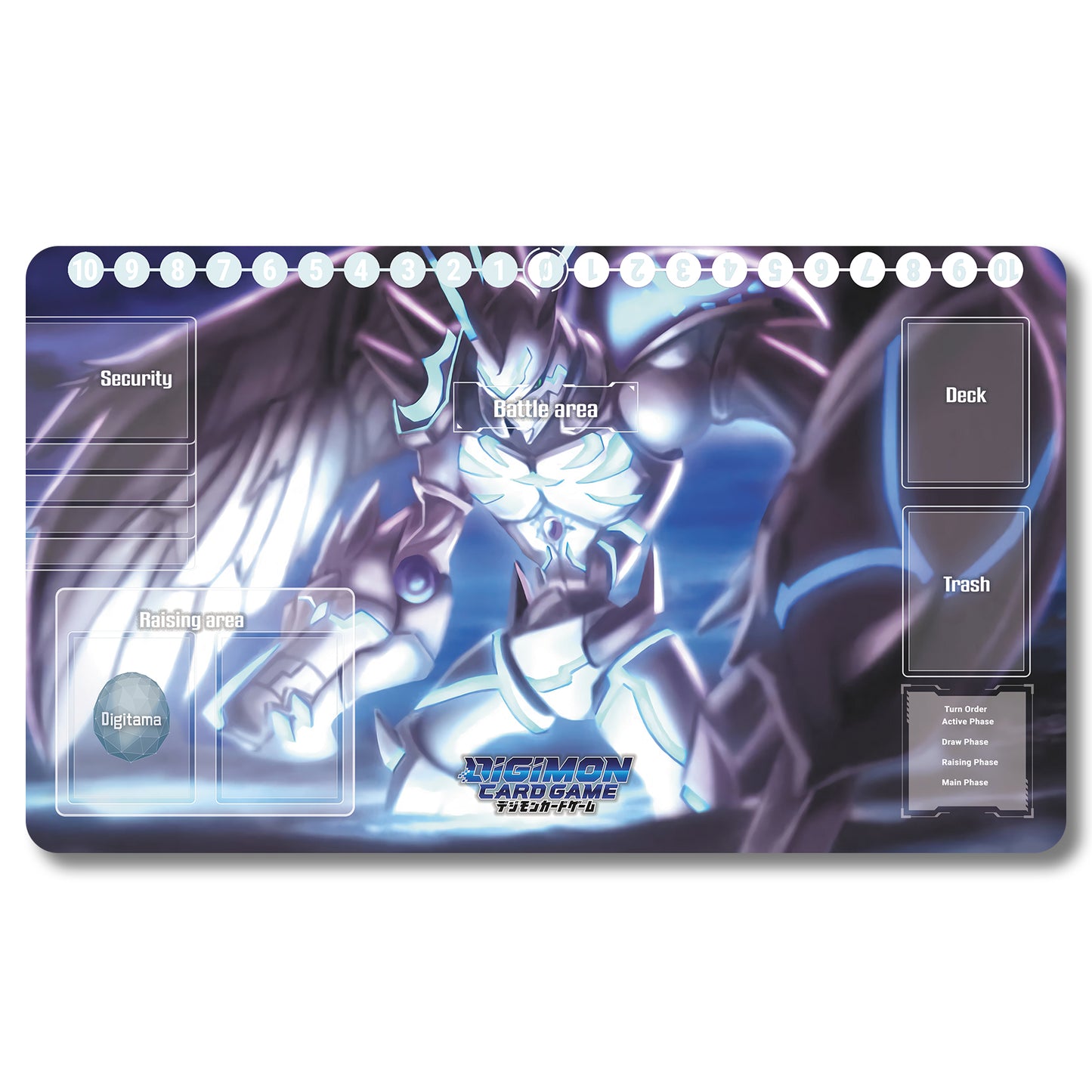 Digimon Peripheral - 125536587- Digimon Playmat Size 23.6X13.7in Play mats Compatible for TCG DTCG CCG Trading Card Game