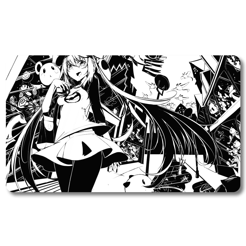 PTCG Yayi Playmat - Pokemon Size 23.6X13.7in Play mats Compatible for TCG MTG RPG CCG Trading Card Game