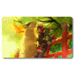 PTCG Silver Playmat - Pokemon Size 23.6X13.7in Play mats Compatible for TCG MTG RPG CCG Trading Card Game