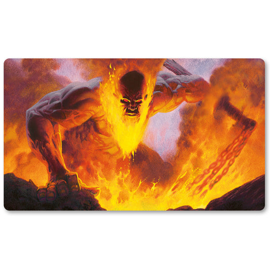 Magic The Gathering Peripheral- Inferno Titan  -MTG Playmat Size 23.6X13.7in Play mats Compatible for TCG RPG CCG Trading Card Game