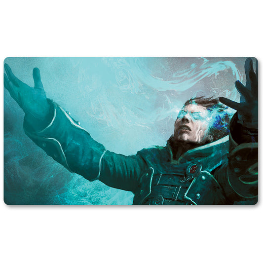 Board Game Peripheral- Jaces Ingenuity  -MTG Playmat Size 23.6X13.7in Play mats Compatible for TCG RPG CCG Trading Card Game