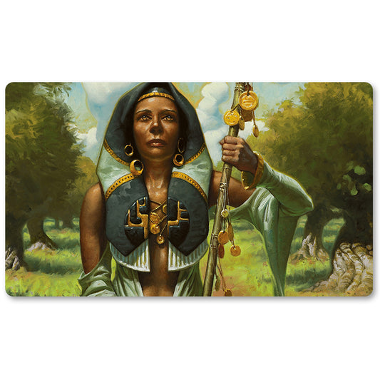 Board Game Peripheral- Noble Hierarch  -MTG Playmat Size 23.6X13.7in Play mats Compatible for TCG RPG CCG Trading Card Game