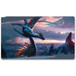 Peripheriegerät für Brettspiele – Ojutai Soul Of Winter – MTG-Spielmattengröße: 59,9 x 34,9 cm. Spielmatten, kompatibel mit TCG, RPG, CCG, Sammelkartenspiel