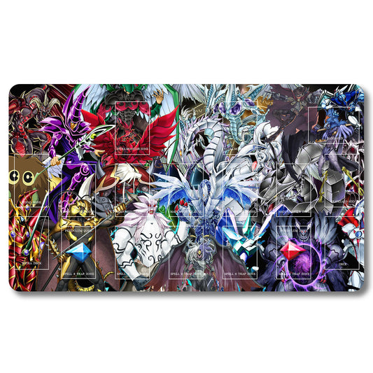 YUGIOH Peripheral - 247953- Yugioh Playmat Size 23.6X13.7in Play mats Compatible for TCG OCG CCG Trading Card Game